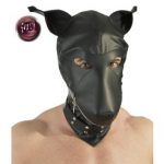 hunde latex maske