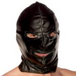 latex maske med lynlås