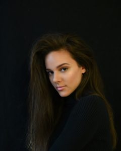attractive brunette dark