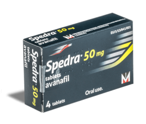 Spedra Tablets 50mg Front potenspiller