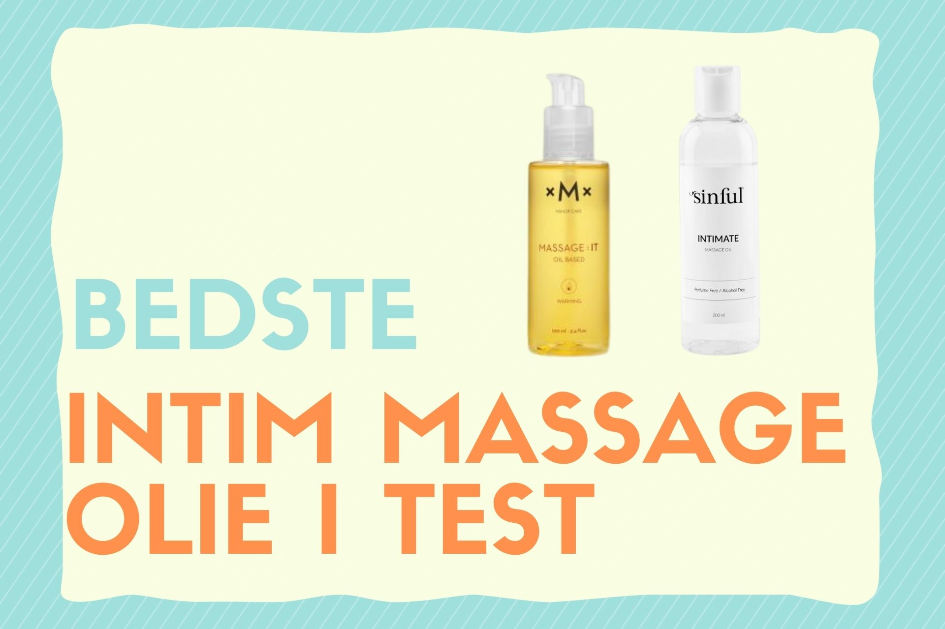 Massage olie til intimt brug bedst i test