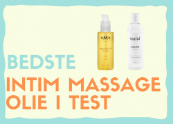 Massage olie til intim brug: De bedste i test
